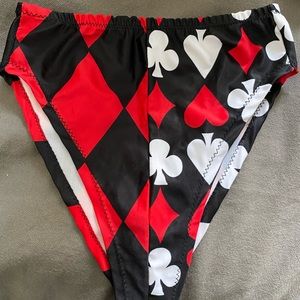 Glitter Romance Queen of Cards Rave Bottoms - Small